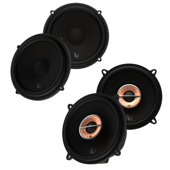 Infinity KAPPA603CF 6.5" 2-Way Component Set (pair) with Infinity KAPPA53XF 5.25" 2-Way Coax (pair)