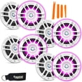 thumbnail image 1 of Infinity KAPPA6120M - Four Pairs Of Kappa Marine KAPPA6120M White 6.5" Premium 2-Way RGB LED Coaxial Speakers, 1 of 8