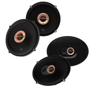 Infinity KAPPA63XF 6.5 2-Way Coax pair with Infinity KAPPA693M 6x9 3-Way Coax pair