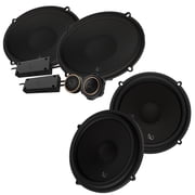 Infinity KAPPA693C 6x9" 2-Way Component Set pair with Infinity KAPPA603CF 6.5  Component Speakers pair