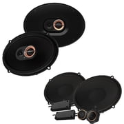 Infinity KAPPA693C 6x9" 2-Way Component Set pair with Infinity KAPPA693M 6x9  Coax Speakers pair