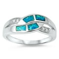 thumbnail image 1 of Infinity Knot Celtic White Cubic Zirconia Promise Ring .925 Sterling Silver Jewelry Female Size 7, 1 of 4