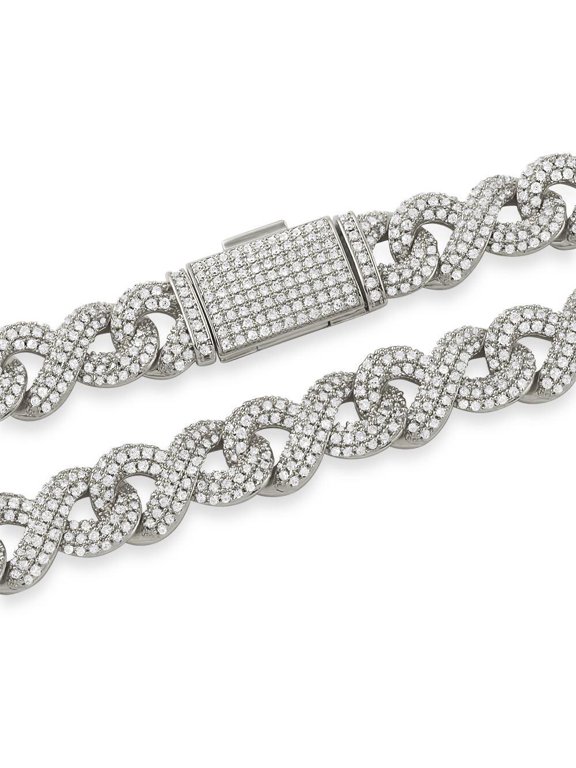 Infinity Link CZ Bling Bling Iced Out Chain