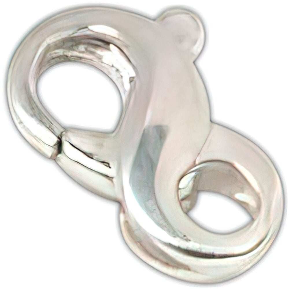 Sterling Silver Oval-Shaped Lobster Claw Clasps - Santa Fe Jewelers Supply  : Santa Fe Jewelers Supply