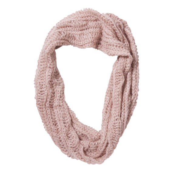 Infinity Loop Knit Scarf - Rose