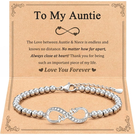 Infinity Love Heart Bracelet: Mother's Day gift for grandma/grandma/daughter/best friend/sister/aunt, Christmas birthday gift for a female girl