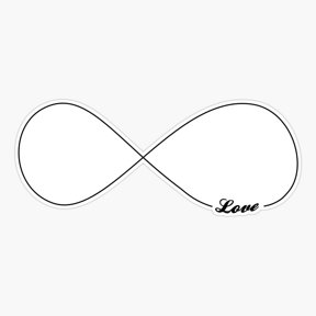 Infinity Love Sticker