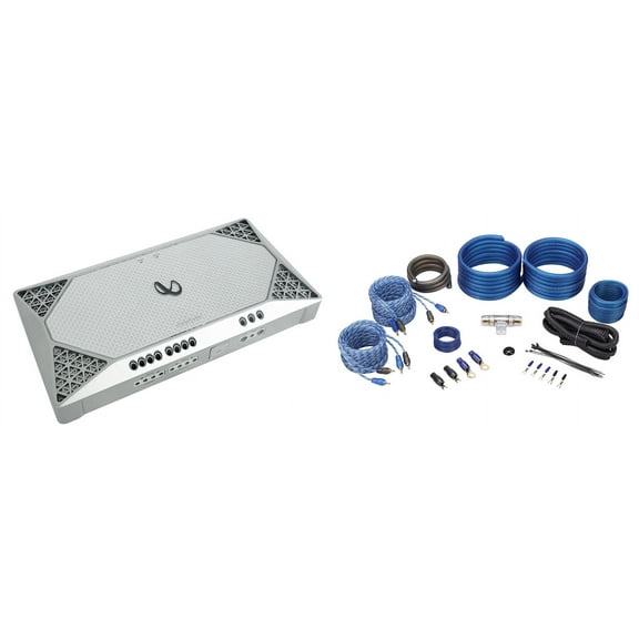 Infinity M704A 400w RMS 4 Channel Marine Amplifier Class D Boat Amp+Wire Kit