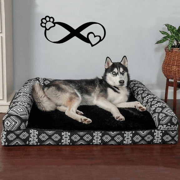 Infinity Paw Heart - Metal Wall Art