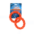 thumbnail image 1 of Infinity Pet TPR Chew and Tug Rope Toy, 2 Rings, Orange, 1 of 6