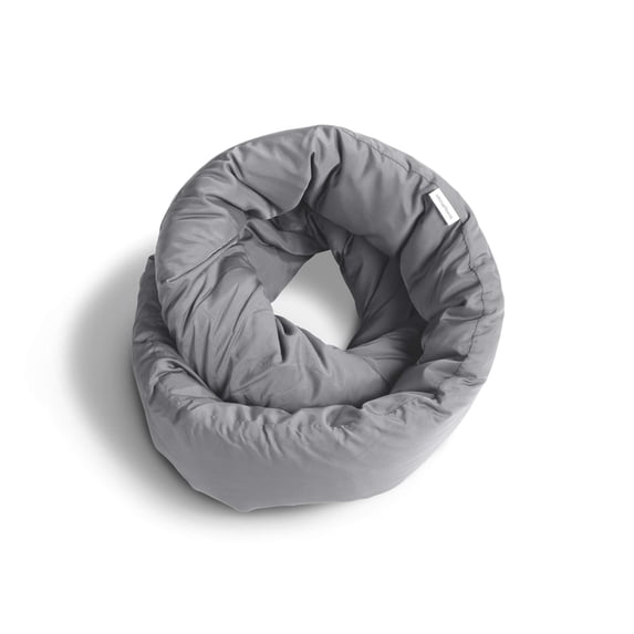 Infinity Pillow - Home Travel Soft Neck Scarf Support Sleep (grey)