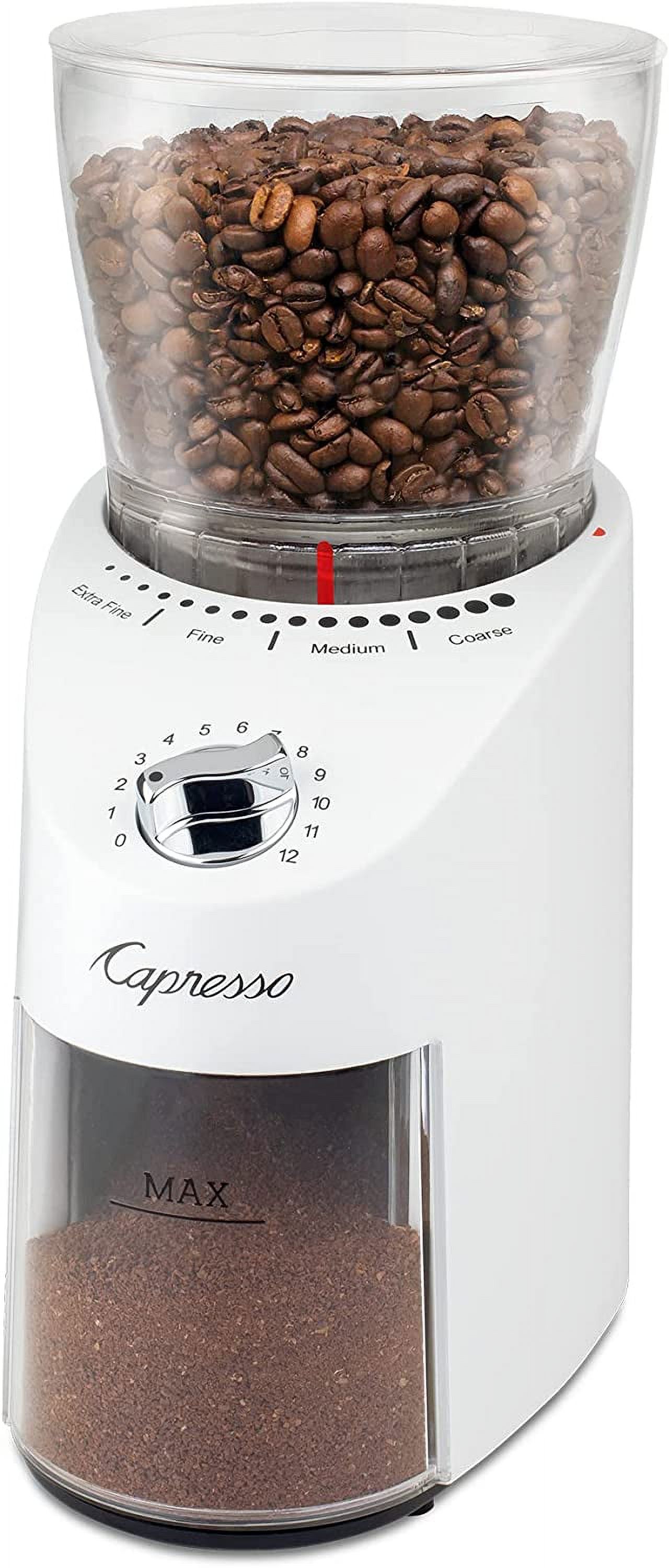 Infinity Plus Conical Burr Grinder, White