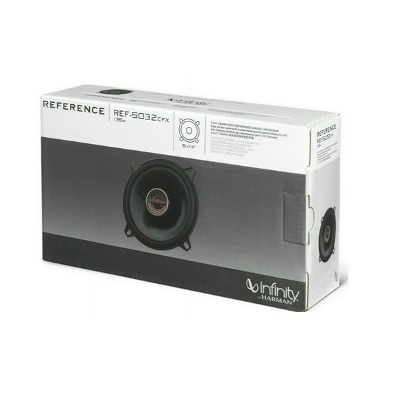 Infinity Reference 5032CFX 5-1/4" 2-Way Car Speakers - Pair,Black