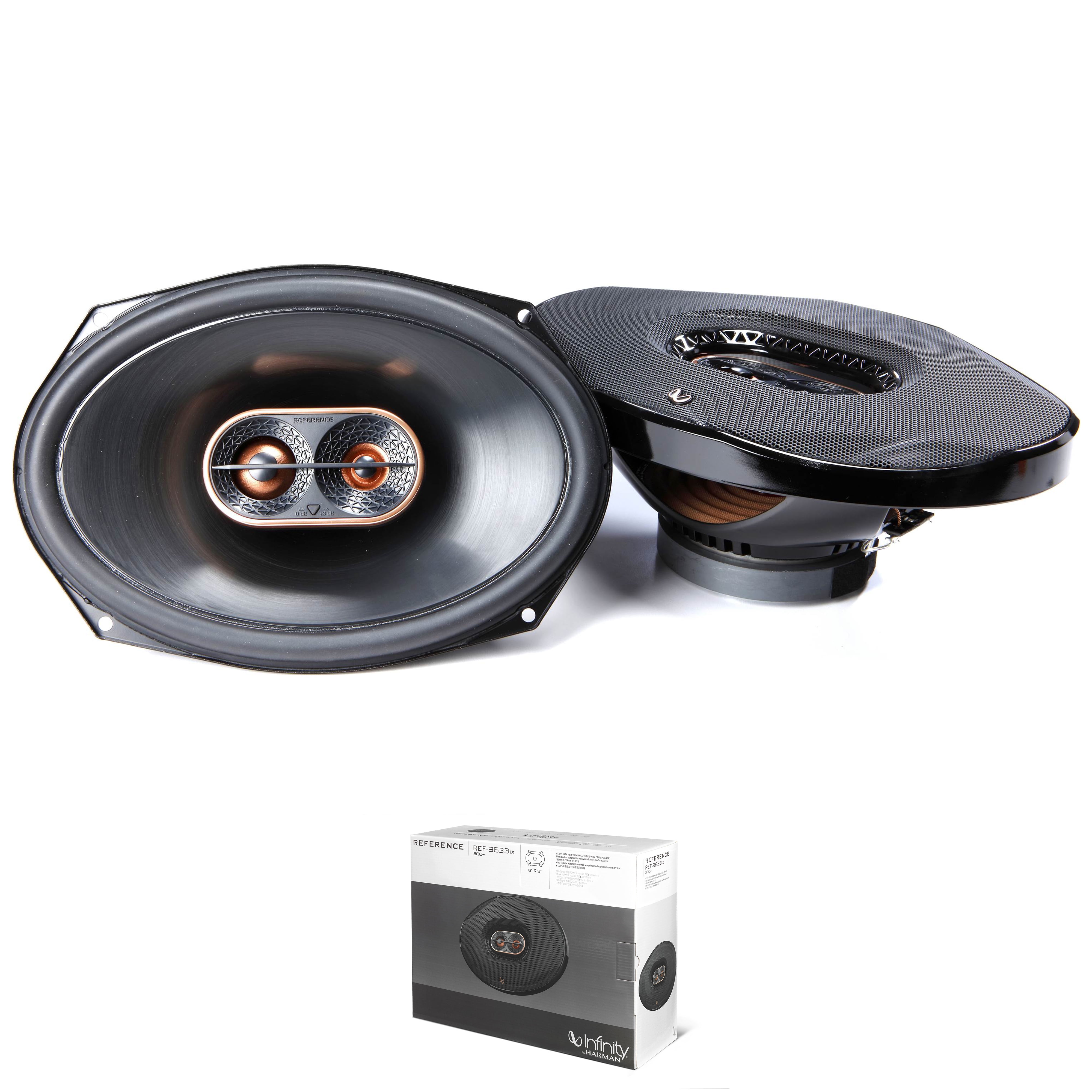 Infinity Reference 9633IX 6インチx9インチ 3ウェイカースピーカー ペア Infinity REF-9633IX Reference 6x9 Inch Three Way Car Audio