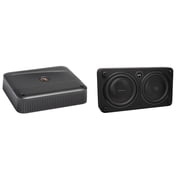 Infinity REFERENCE1200SSL Single 12  THIN enclosure with Passive Radiator with Infinity Reference-6001A Mono, 600w X 1 Amplifier With Bass Knob