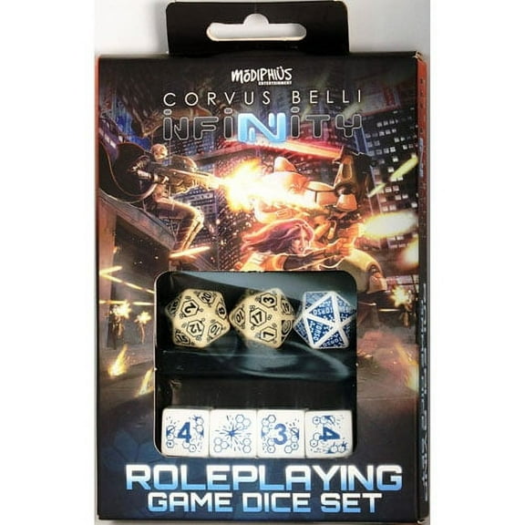 Modiphius Entertainment Dice Set - Haqqislam (7) New