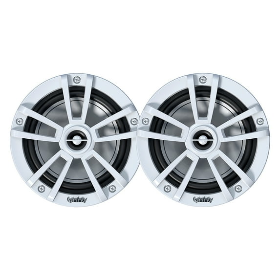 Infinity 6.5" 225-Watts High-Performance White Speaker (Single, Bulk Packaging)