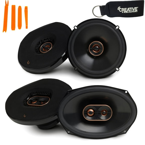 Infinity Reference - REF-6532EX 6.5" 2-Way Car Audio Speakers, And REF-9633IX 6x9" 3-Way Car Audio Speakers Package