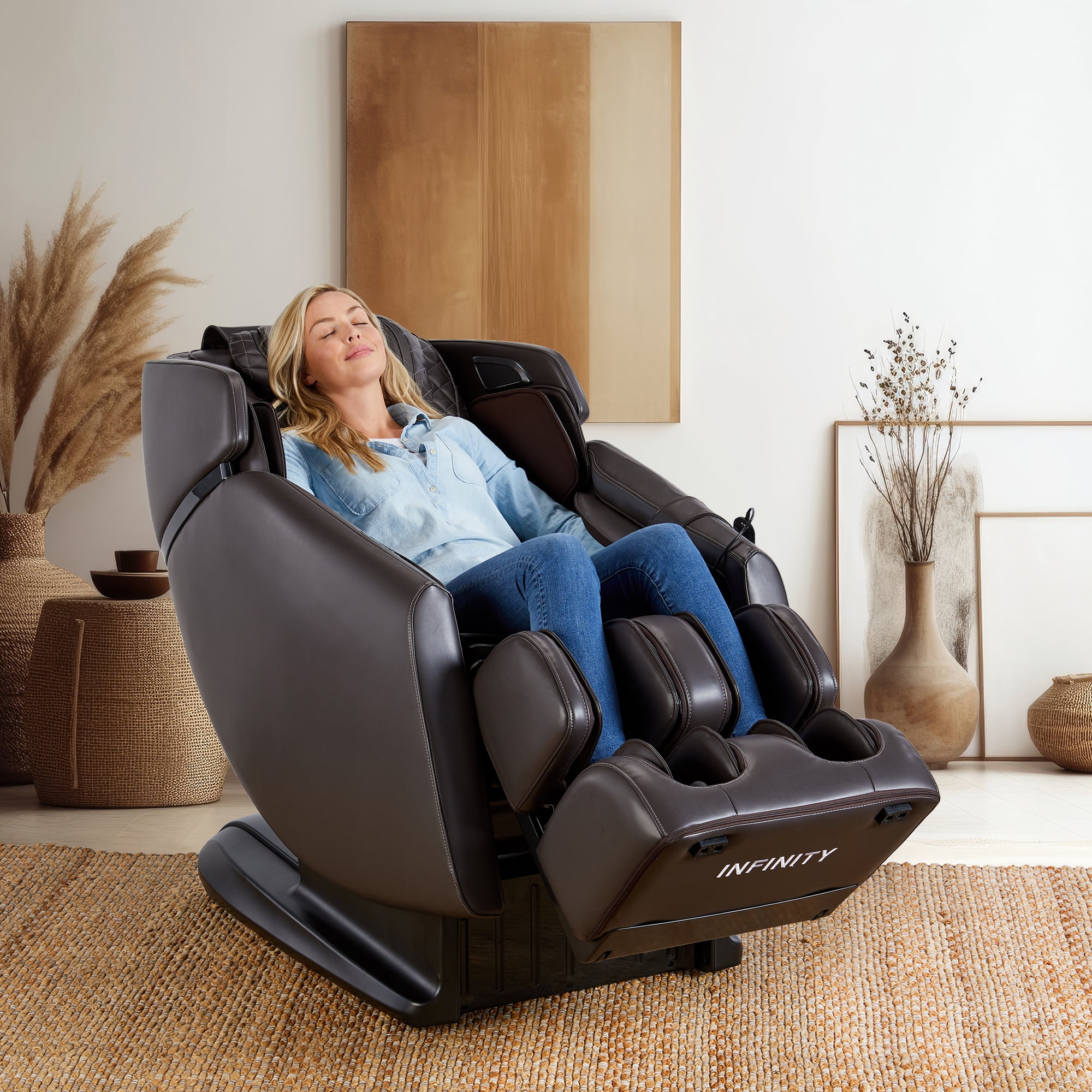 Infinity Riage 4D Massage Chair Brown - Walmart.com