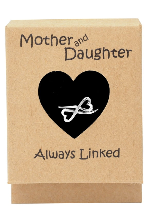 Infinity Ring, Mother Day Gifts, Rings For Women, Ring for Mothers Birthday Gifts from Daughter Son, Greeting Card