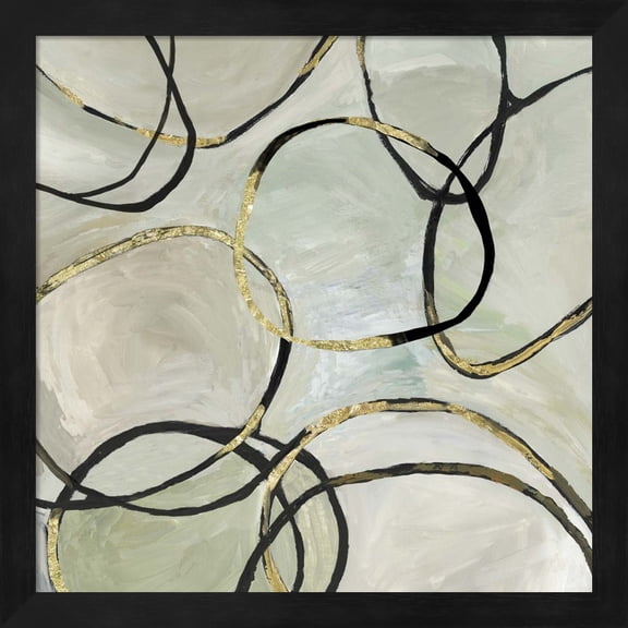 Infinity Rings II by Tom Reeves, Framed Wall Art, 13.25W x 13.25H