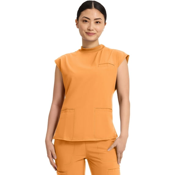 Infinity Scrubs Top For Women Mock Neck CK742A