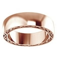 thumbnail image 1 of Infinity Side Style Comfort Fit Men's Band Ring In 14K Solid Rose Gold , Size-9.5, 1 of 1
