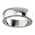 thumbnail image 1 of AFFY Infinity Side Style Comfort Fit Men's Band Ring In 14K Solid White Gold , Size-10, 1 of 1
