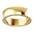 thumbnail image 1 of Infinity Side Style Comfort Fit Men's Band Ring In 14K Solid Yellow Gold , Size-11, 1 of 1