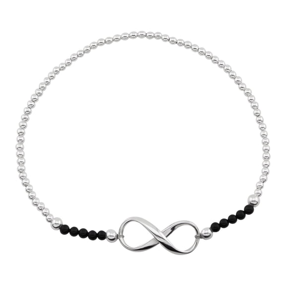 Infinity Sign 925 Sterling Silver Bracelet