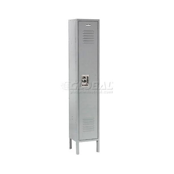 Infinity Single Tier 1 Door Assembled Locker, Gray - 12 x 12 x 60 in.