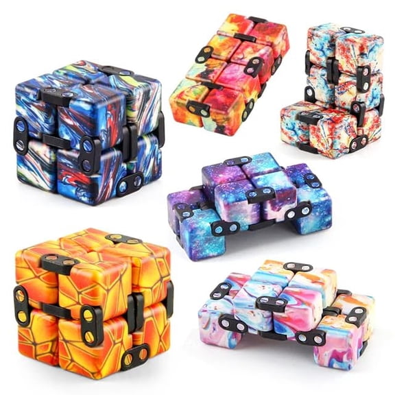 Infinity Space Puzzle Cubes, Multicolour, Set of 1