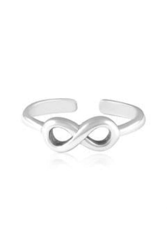 Infinity Sterling Silver Toe Ring