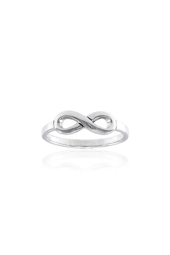 Infinity Symbol 925 Sterling Silver Ring Fine Eternity Symbolism Jewelry