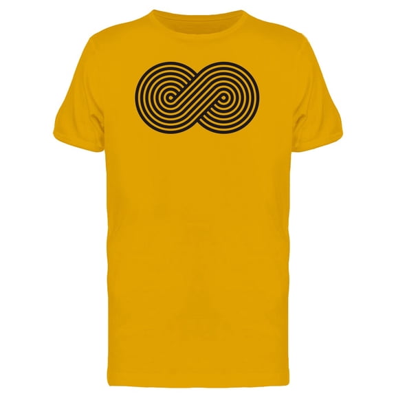 Infinity Symbol Lines T-Shirt Men -Image by Shutterstock, Male Small