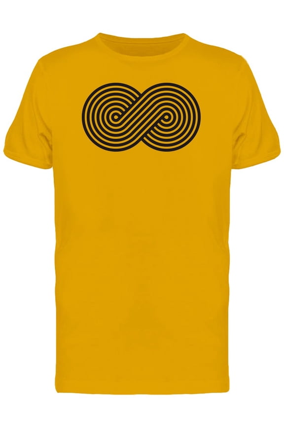 Infinity Symbol Lines T-Shirt Men -Image by Shutterstock, Male x-Large