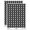 thumbnail image 1 of Infinity Symbol Solid 200+ Round Stickers - Black - Matte Finish - 0.50" Size, 1 of 3