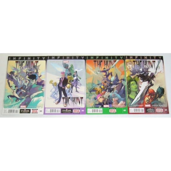 Infinity: The Hunt #1-4 VF/NM complete series Wolverine, She-hulk ; Marvel