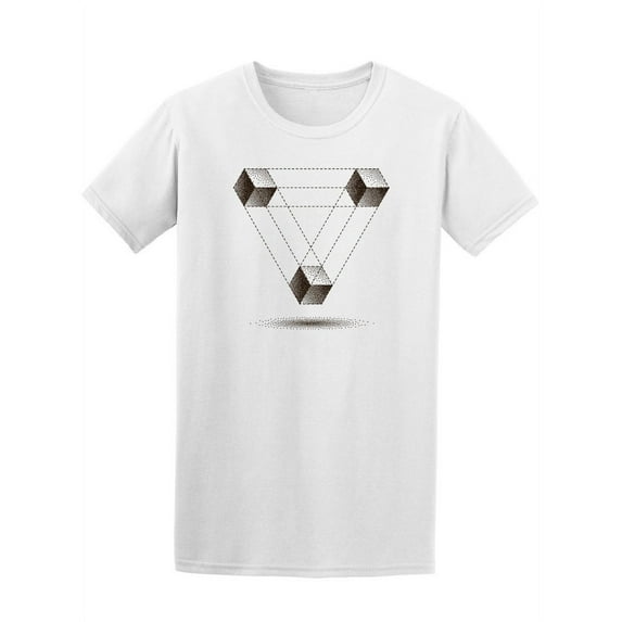 Infinity Triangle T-Shirt Men -Image by Shutterstock, Male XX-Large