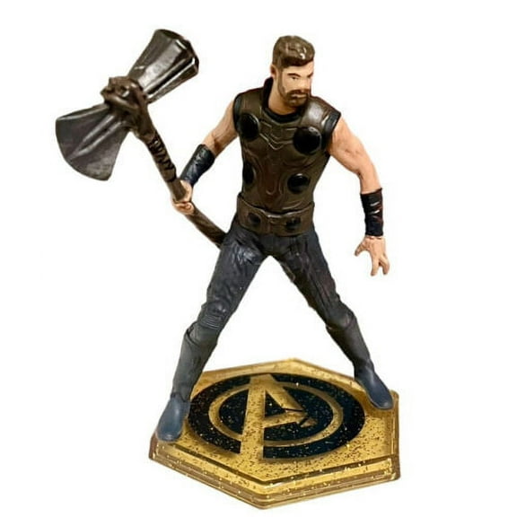Infinity War Thor Pvc Cake Topper Marvel Superhero Warrior Figure Figurine 3 New