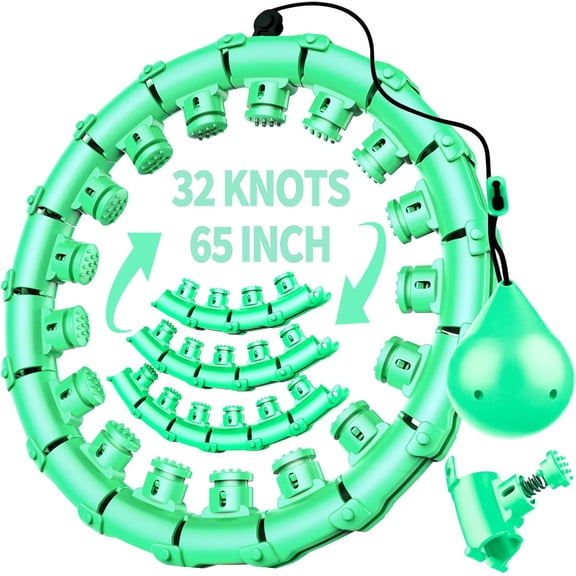 Infinity Weighted Hoop with 32 Links(62 Inch),Weighted Hoop for , Infinity Fitness Hoop Size, for Women Exercise Equipment