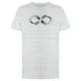 thumbnail image 1 of Infinity White Lines T-Shirt Men -Image by Shutterstock, Male Medium, 1 of 2