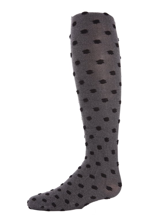 Infinity Women's Girls Textured Dot Tights Medium