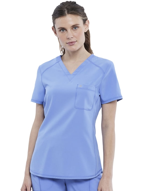 Infinity Women's Scrubs Top V-Neck CK687A