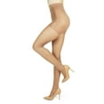 thumbnail image 1 of MeMoi Support Mate 60 Denier Energizing Support Pantyhose - Womens - Female, Medium, Naturel, 1 of 12