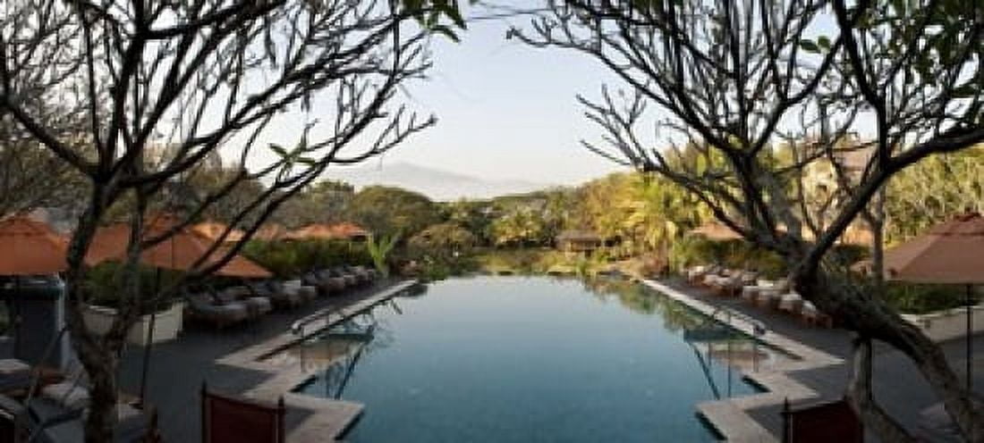Infinity pool in a hotel Four Seasons Resort Chiang Mai Chiang Mai Province Thailand Canvas Art - Panoramic Images (15 x 7)