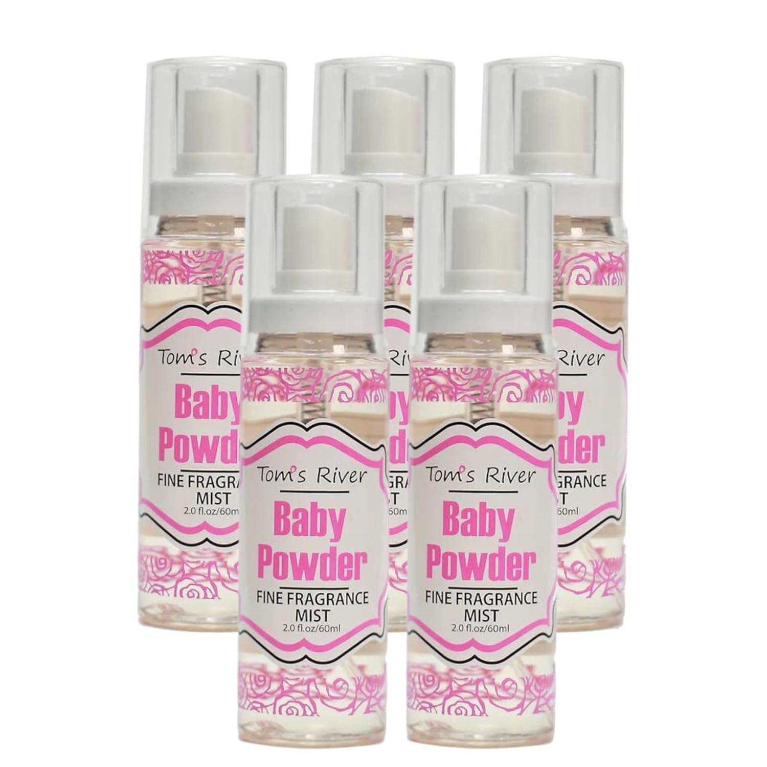Infinix Baby Fresh Powder Fine Fragrance Mist, Pack of 5, Body