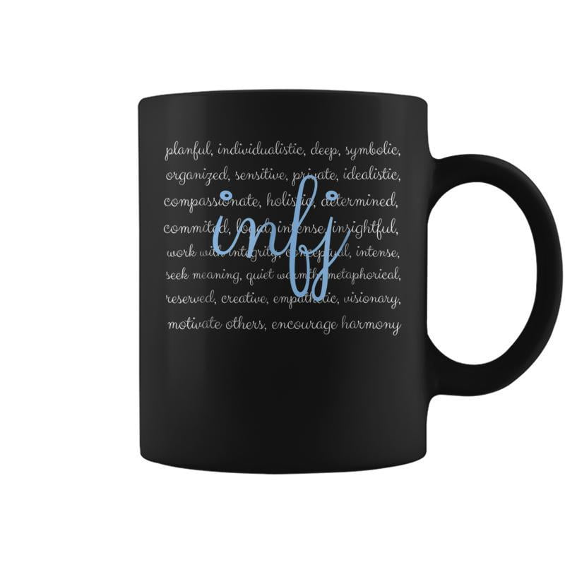 Infj Personality Type Introvert Description Traits T Shirt C - Walmart.com