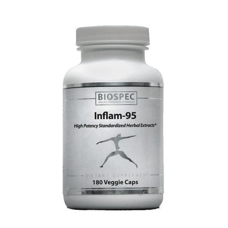 Inflam-95 - Ginger Root Extract 2,000 mg, Curcumin Root Extract, Boswellia Serrata Extract, Nettle Leaf Extract, Bioperine - Support Healthy Inflammatory Response*