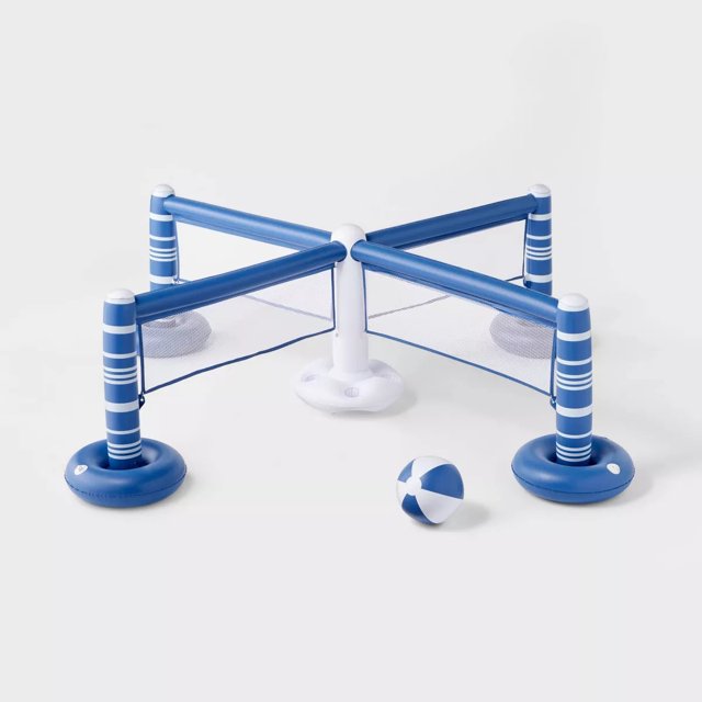 Inflatable 4Way Pool Volleyball Set Sun Squad™